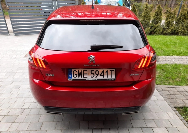 Peugeot 308 cena 59900 przebieg: 93563, rok produkcji 2017 z Wolsztyn małe 67